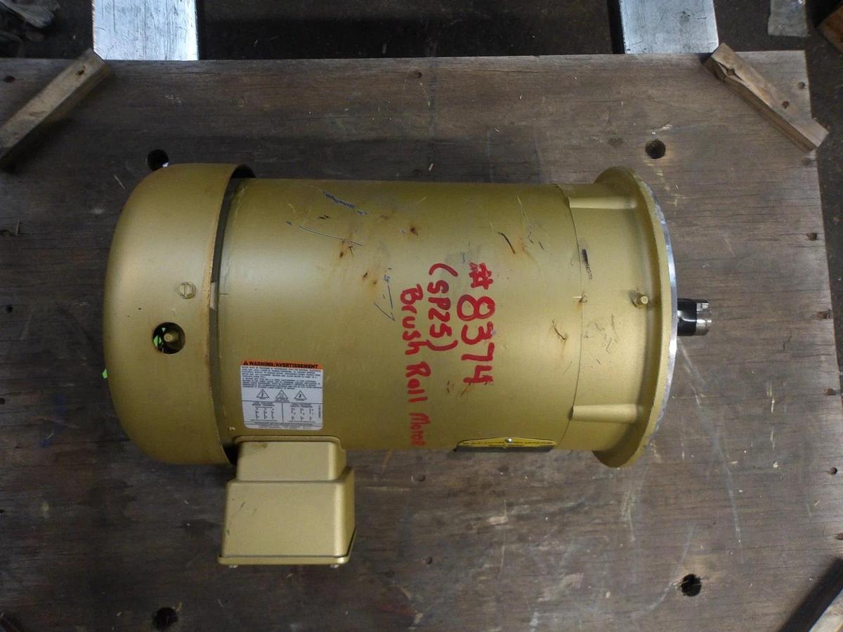 Used BALDOR RELIANCE 5 HP MOTOR, FR 184TC, 3450 RPM, 230/460 V, #725913G USED