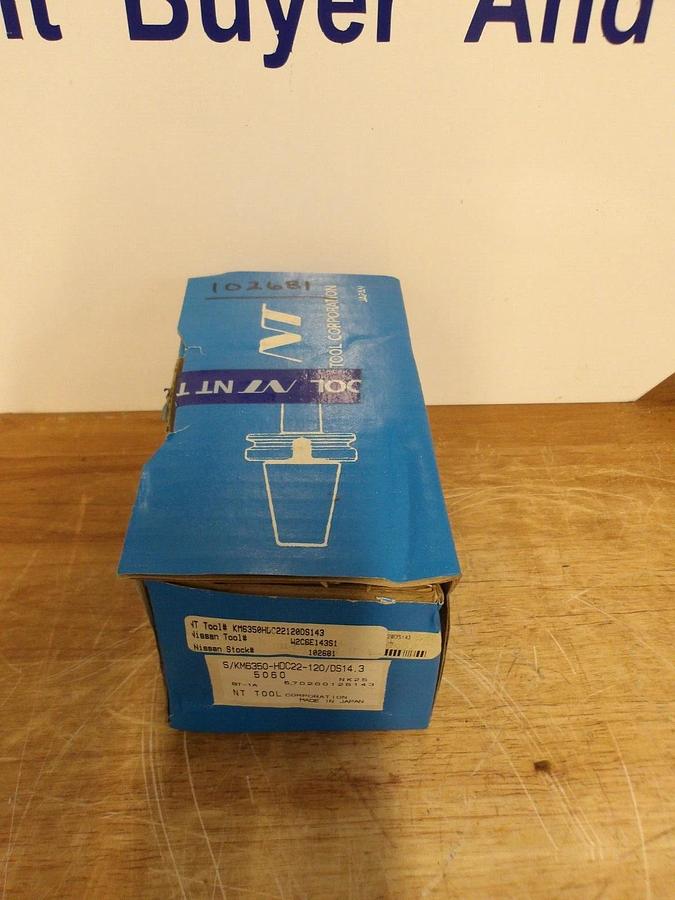 NT S/KM6350-HDC22 MACHINE TOOL HOLDER, #314244G NIB