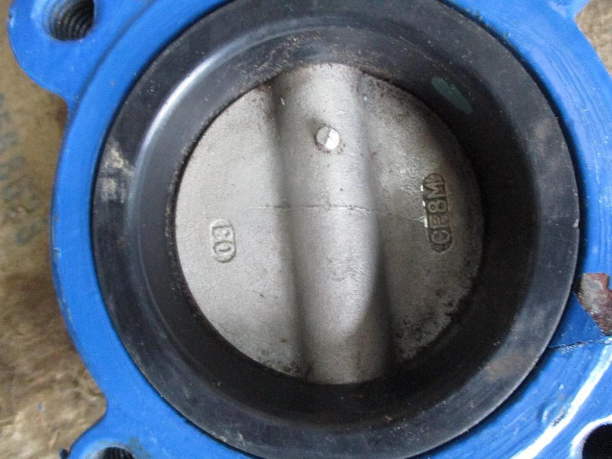 Used OHIO 3" BUTTERFLY VALVE (NO HANDLE), #78327J NEW