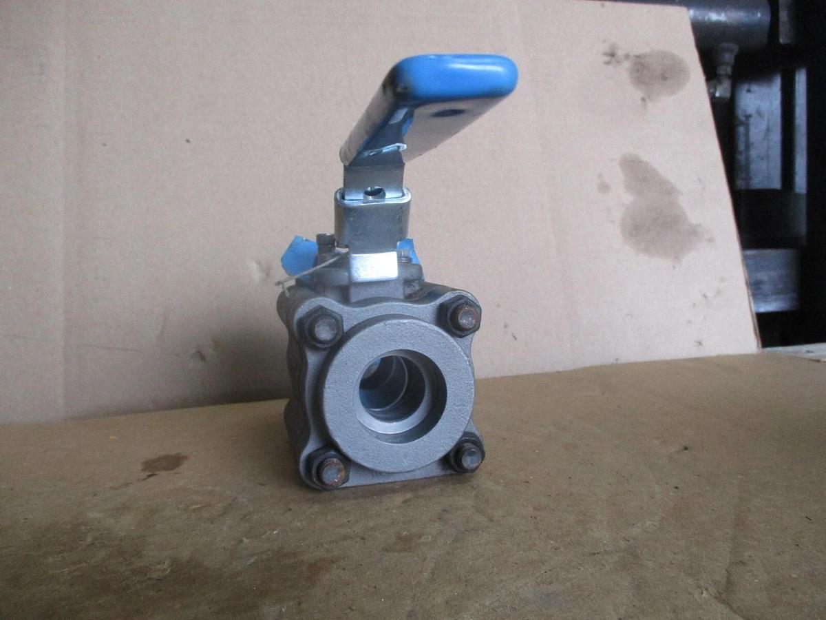 Used JAMESBURY 1" STEEL BUTT-WELD BALL VALVE, #68850J NEW