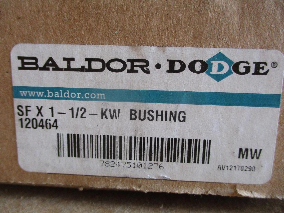 BALDOR - DODGE 120464 BUSHING SFX1-1/2-KW, #4151123J NIB