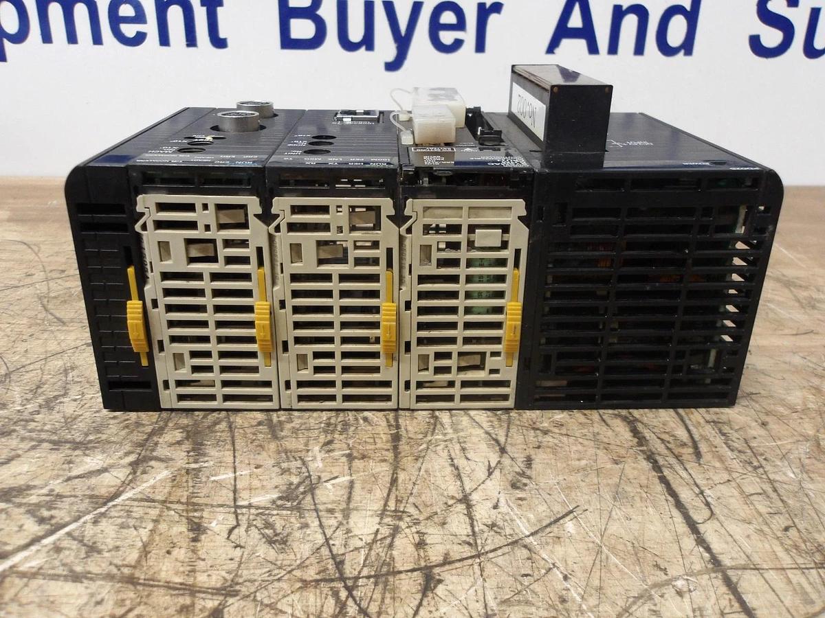 Used OMRON RACK W/ CPU & CARDS CJ1W-PD025, #22157G USED