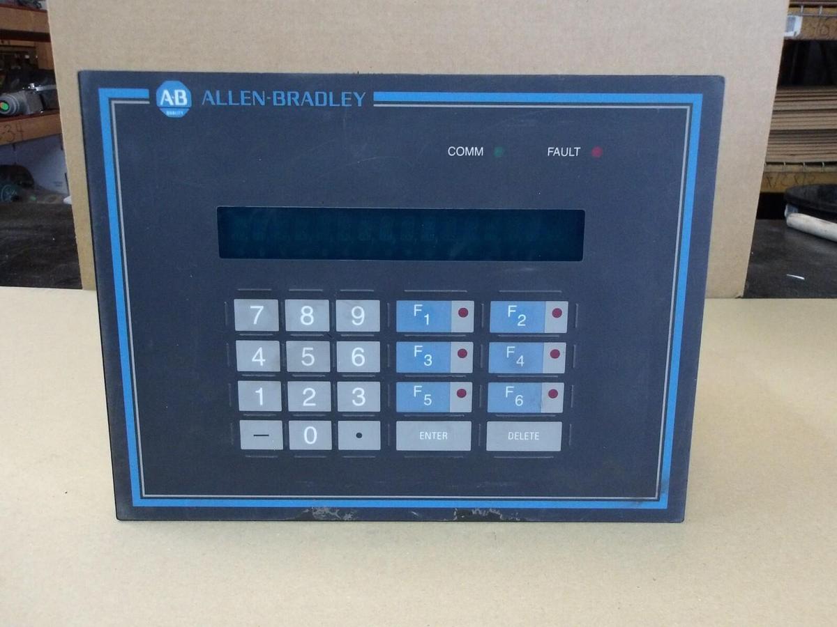 Used ALLEN BRADLEY 2705 OPERATOR REDIPANEL, #419112G PARTS ONLY