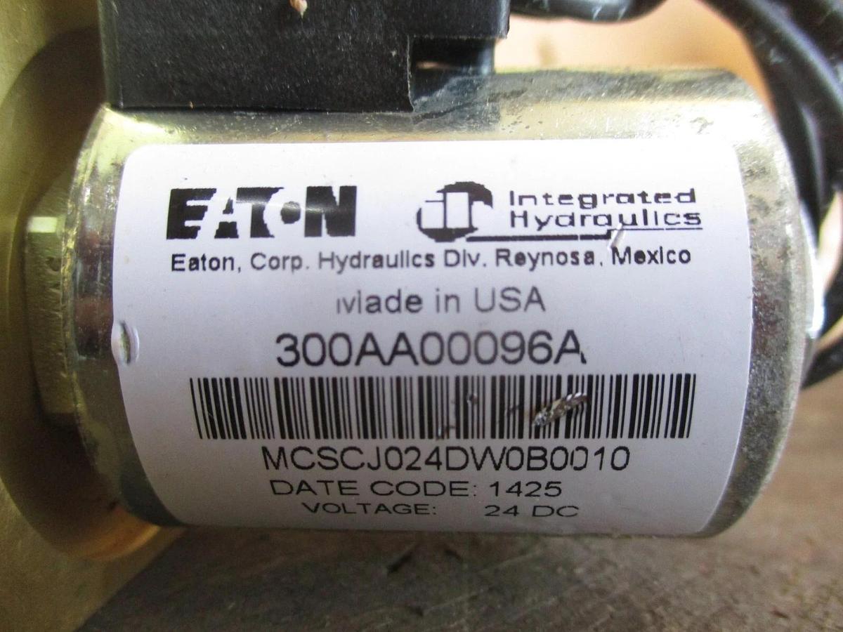 Used EATON 1/2" SV4-10-C-8H-24DW-00 BRASS SOLENOID VALVE, #1128246J NEW