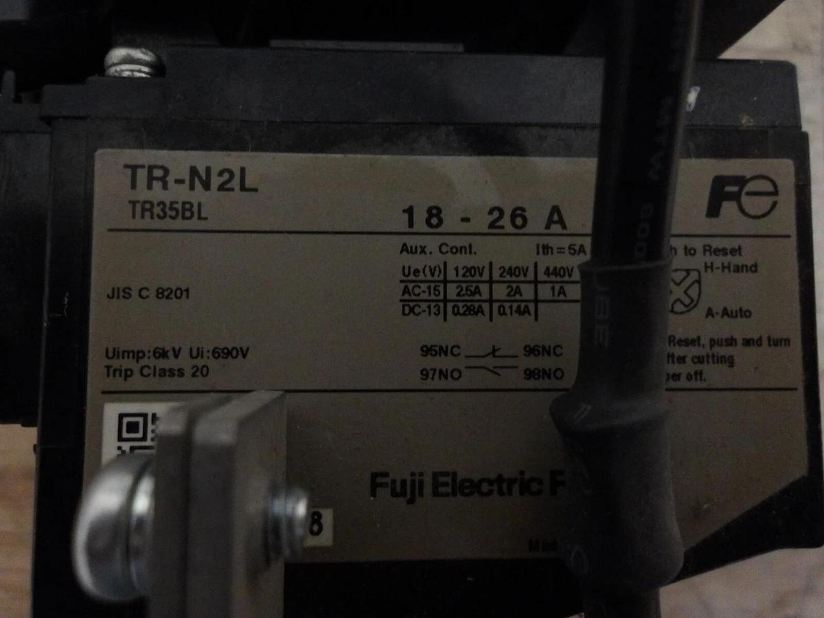 Used FUJI SC-N1-/SC25BAA MOTOR STARTER 240-550 V, 32 A, #520254G NEW