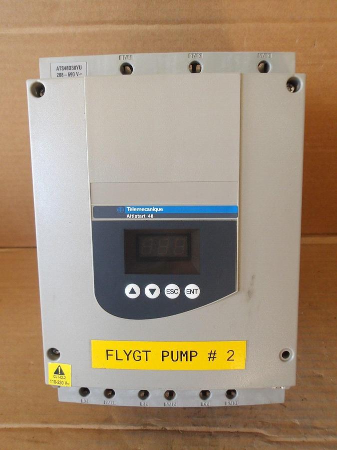 Used TELEMECANIQUE ATS48D38YU ALTISTART SOFT START, #1112149G USED