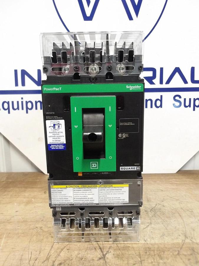 SCHNEIDER SQUARE D POWERPACT LL600 BREAKER, 600 A, #813920G NIB