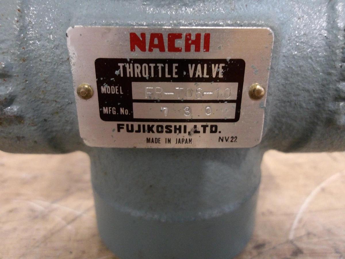 Used NACHI FR-T06-10 THROTTLE VALVE, #620318G NEW