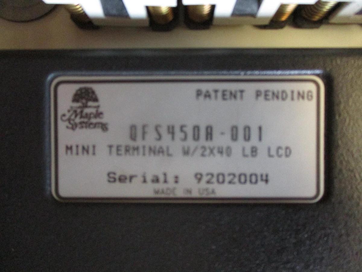 Used QUALITY FIRST 551AB1C SYSTEMS TEST BOX, #7101254J USED