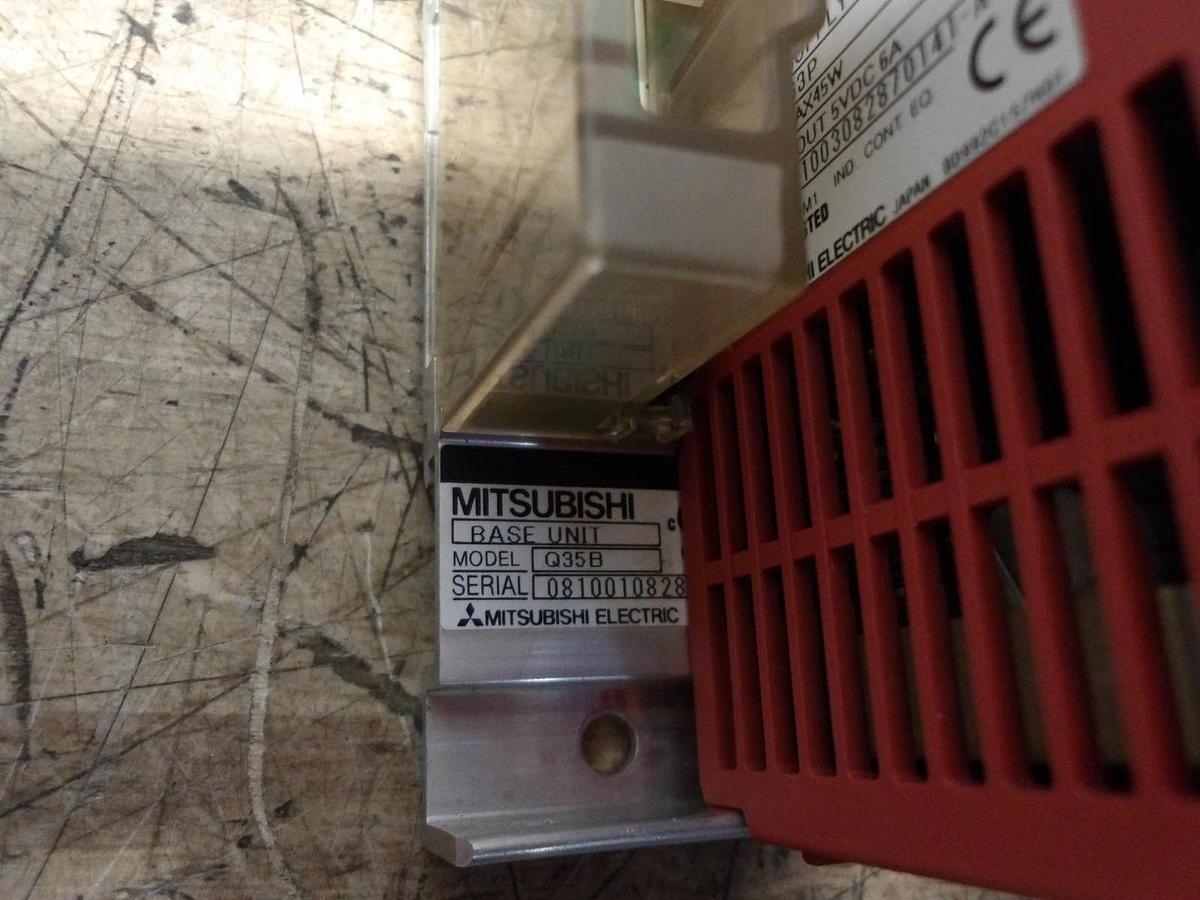 Used MITSUBISHI PLC RACK & CARDS Q02HCPU, #116247G USED