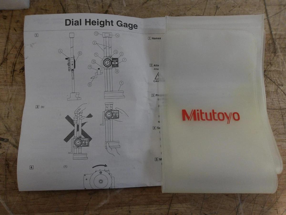 MITUTOYO 192-132 HEIGHT GAGE 600 MM, DUAL COLUMN, #710219G NIB