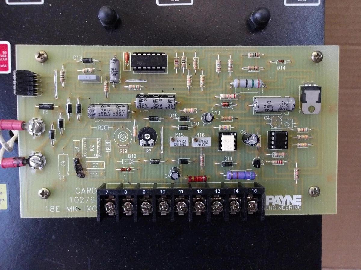 Used PAYNE ENGINEERING 18EM6-4-80P POWER CONTROLLER 80 AMP, #9121103G USED