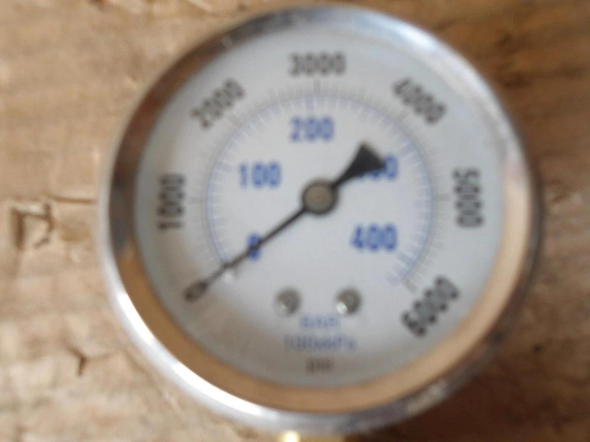 Used SOLIMETA PRESSURE GAUGE (LOT OF 4) #85104G NEW