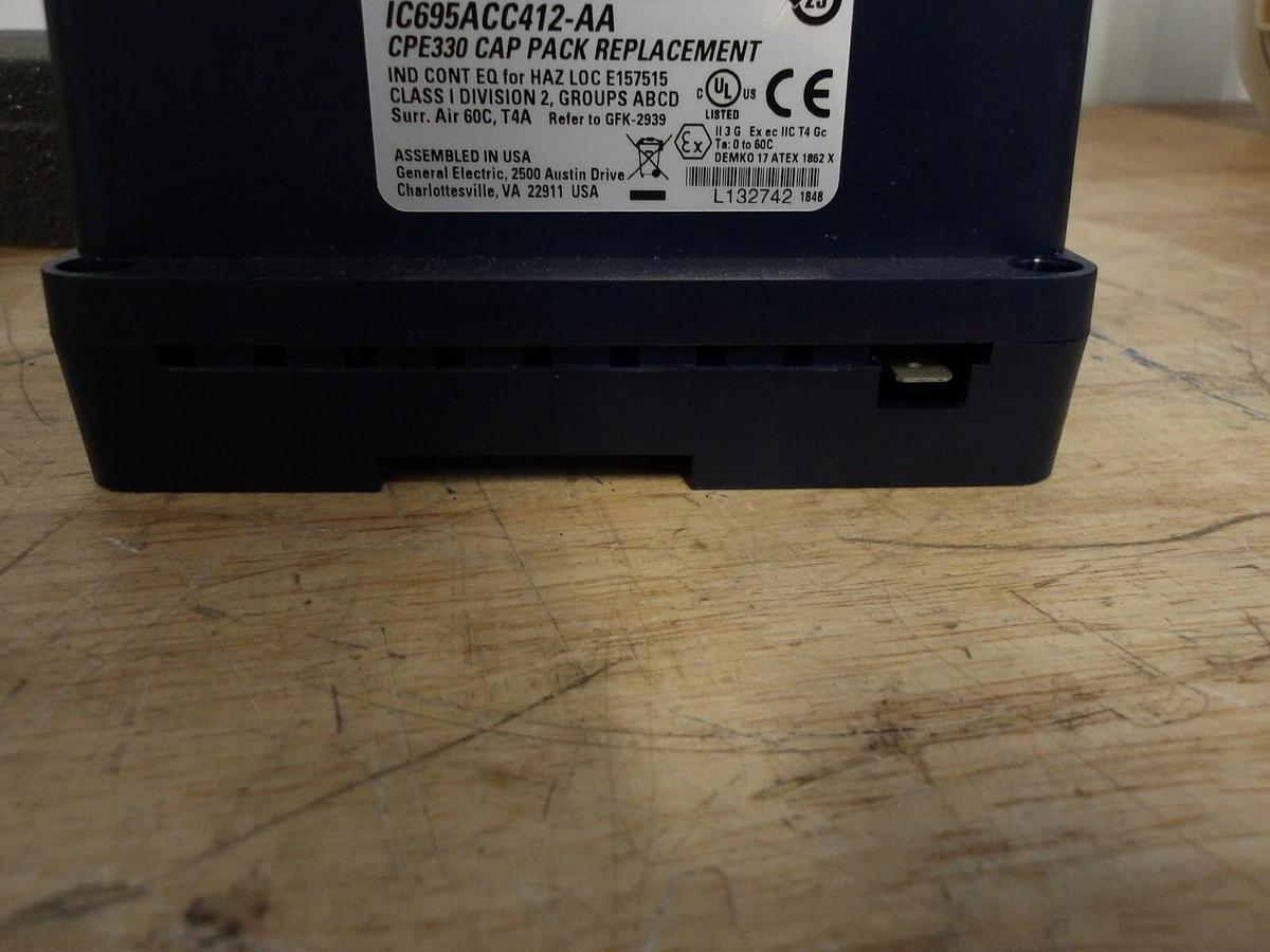 Used GE RX3I ENERGY PACK UNIT 1C695ACC402-AB (NO CABLE) #56824G NIB