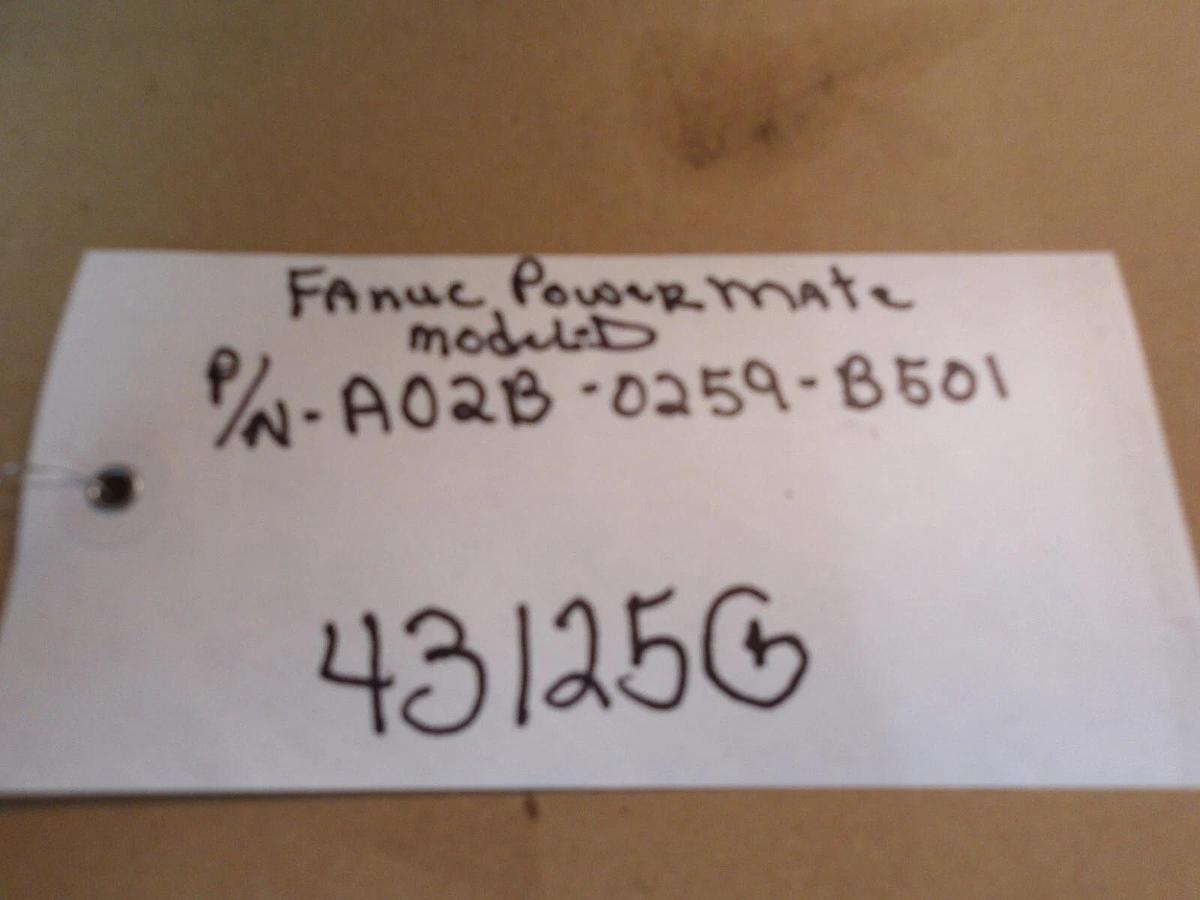 Used FANUC A02B-0259-B501/A16B-2200-0260/11C POWER MATE, #42125G USED