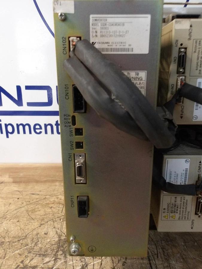 Used YASKAWA 6AXIS ROBOT SERVO-PACK UNIT SGDR-EA1400N, #128151G USED