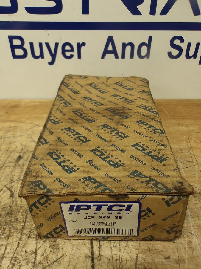 IPTCI UCP209-28 PILLOW BLOCK BEARING 1-3/4" BORE, #730153G NIB