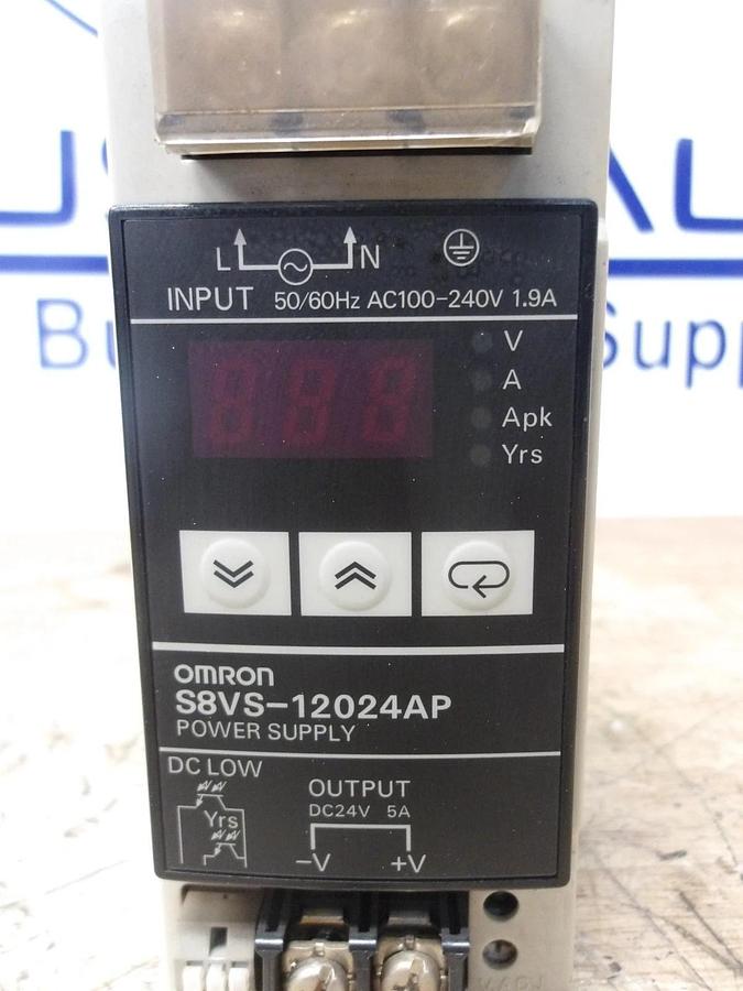 Used OMRON S8VS-12024AP POWER SUPPLY, #22104G USED