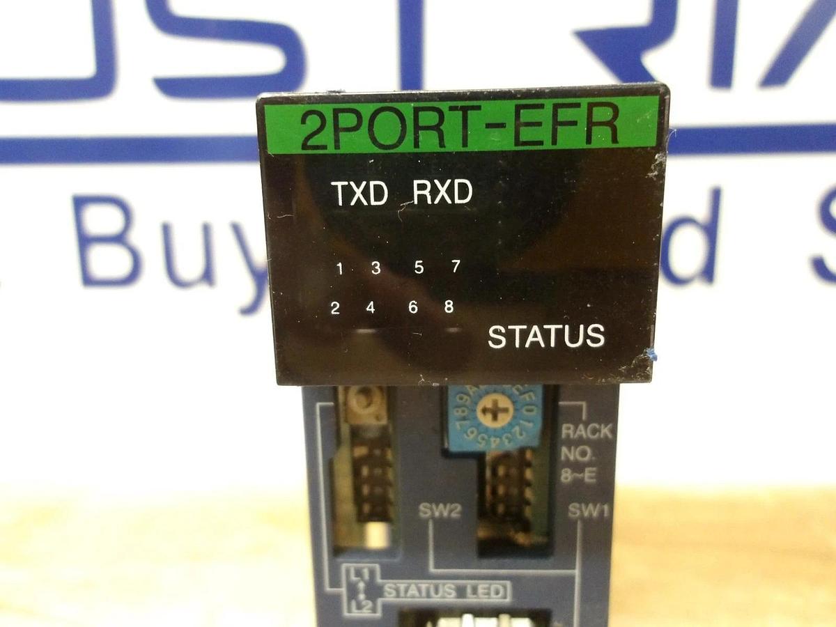 Used TOYOPUC THU-6404 2-PORT EFR MODULE, #54833G USED