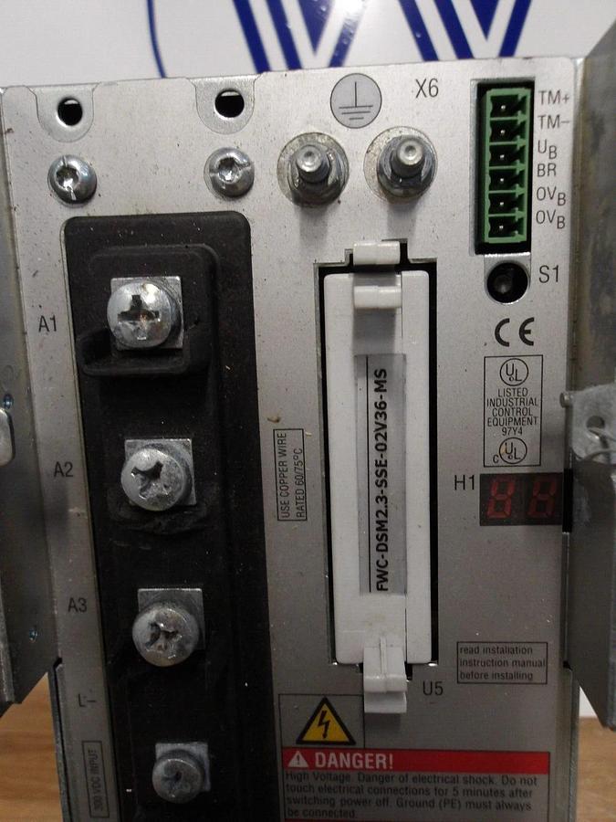 Used REXROTH INDRAMAT DDS02.2-W200-BE32-01-FW SERVO DRIVE CONTROLLER, #218310G NEW
