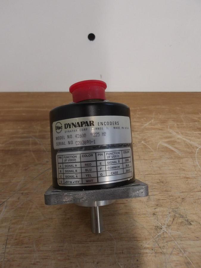 Used DYNAPAR 42600-9225-MP MOTOR ENCODER, #410210G NEW