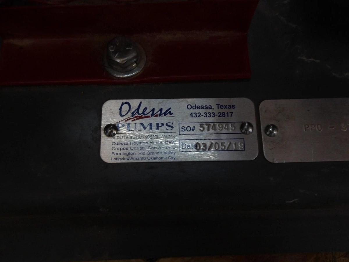 Used ROPER 1-1/2" PUMP W/ 5 HP MOTOR, #1111937G NEW