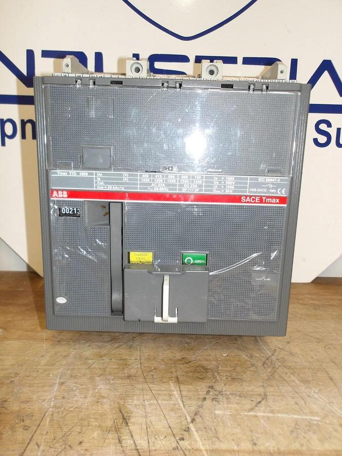Used ABB SACE TMAX T7D - 1600 CIRCUIT BREAKER, #911100G USED