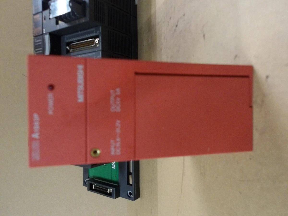Used MITSUBISHI A2SHCPU RACK & CARDS, #410810G USED