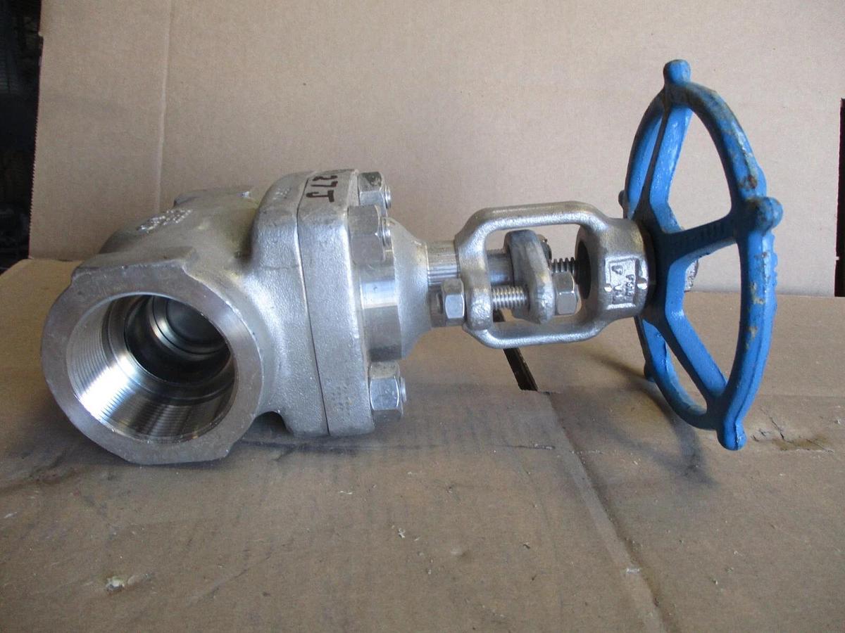 Used VELAN 2" STAINLESS GATE VALVE, #671027J NEW