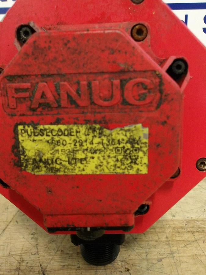 Used FANUC A06B-0235-B605 AC SERVO MOTOR, 4000 RPM, #617120G USED