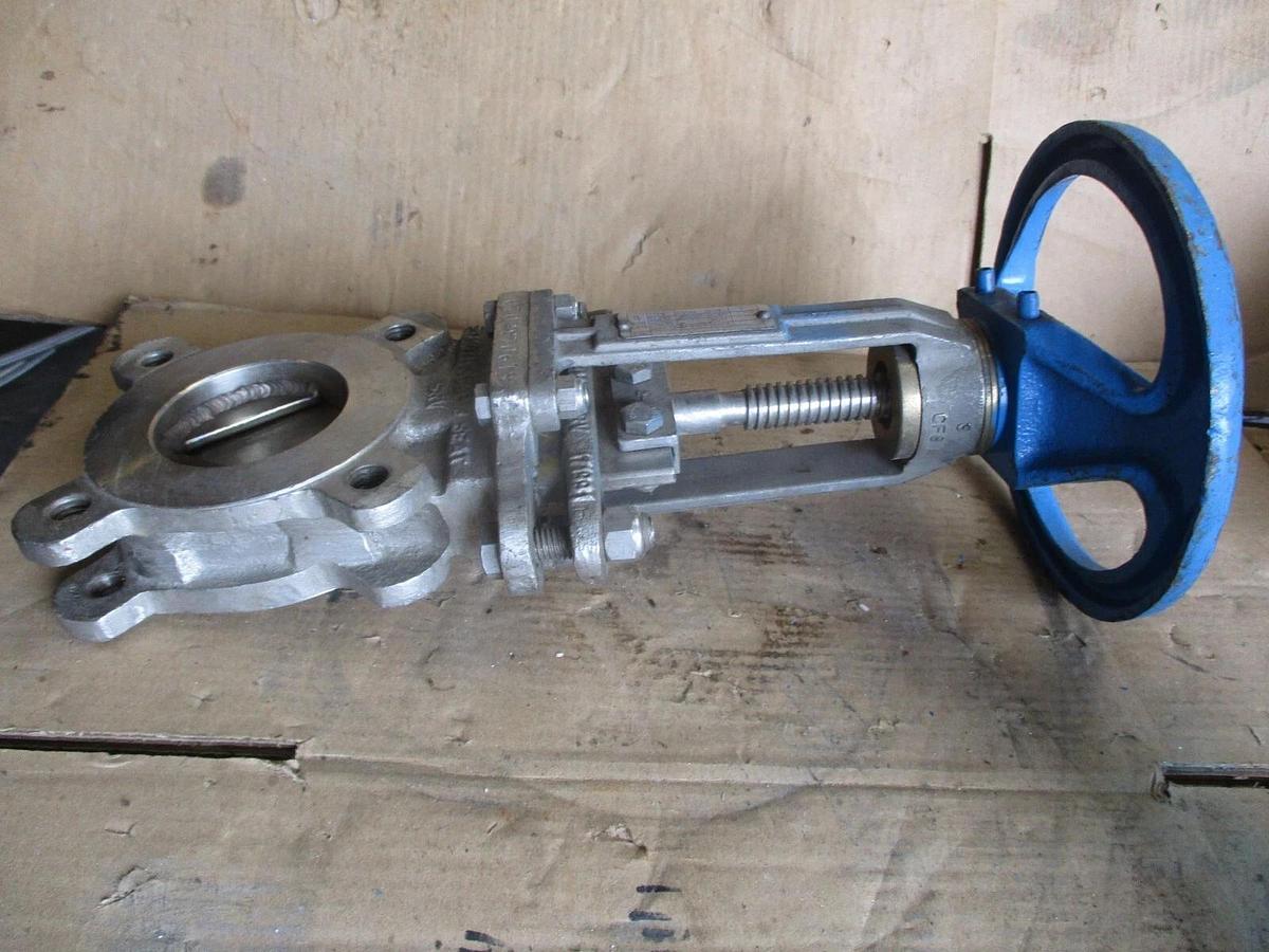 Used DAVIS 3" STAINLESS KNIFE GATE VALVE, #731031J USED