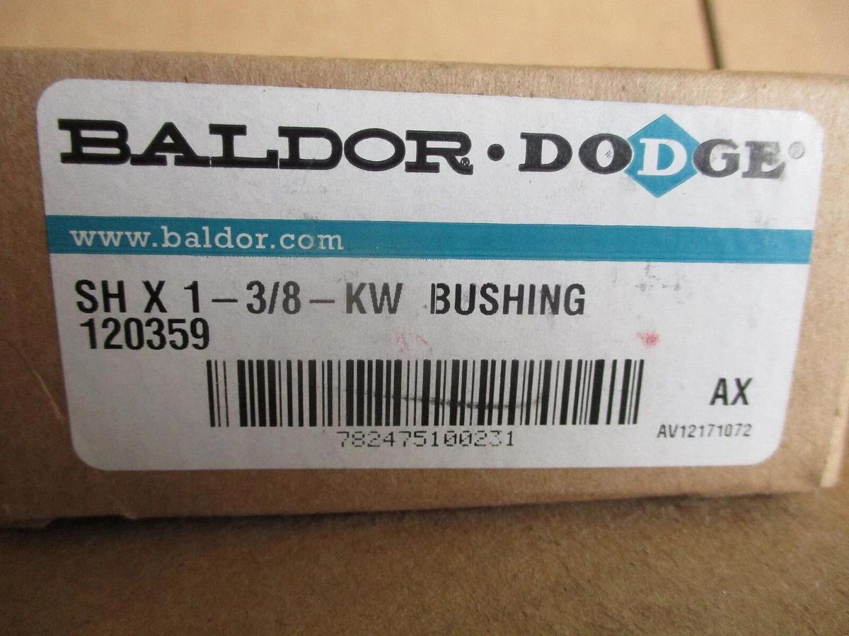 BALDOR - DODGE 120359 BUSHING SHX1-3/8-KW (LOT OF 2) #4151154J NIB