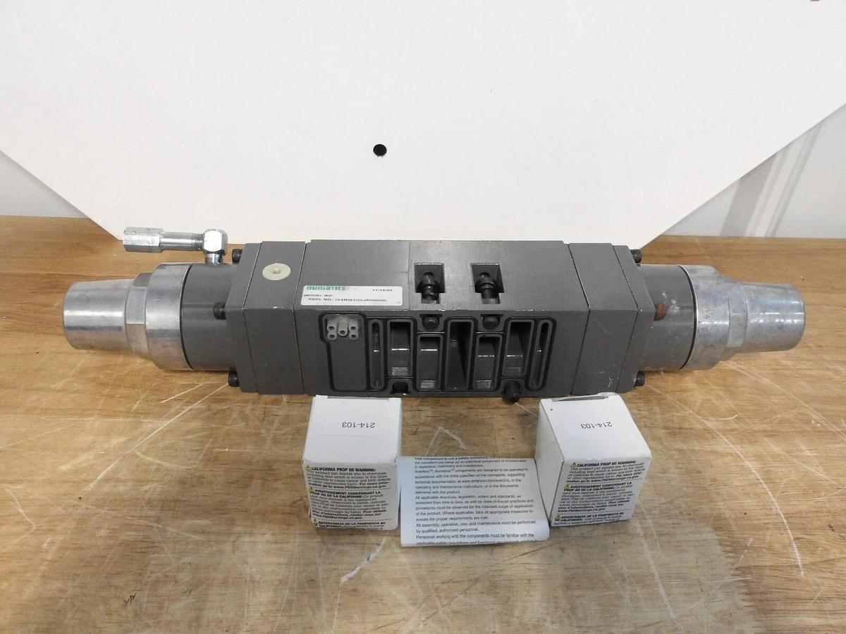 Used NUMATICS 134RQ100JP00000 PNEUMATIC VALVE, #371115G NEW