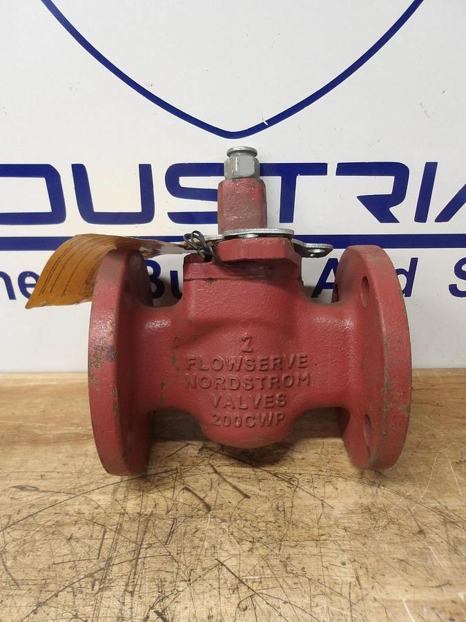 Used FLOWSERVE 2" NORDSTROM PLUG VALVE B143 FLANGED, #26938G NEW