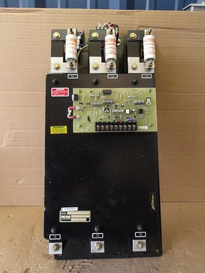 Used PAYNE ENGINEERING 18EM6-4-80P POWER CONTROLLER 80 AMP, #9121103G USED
