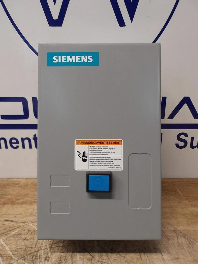 Used SIEMENS SIZE 1 N/R H/D MOTOR STARTER 7-1/2 HP, #617238G USED