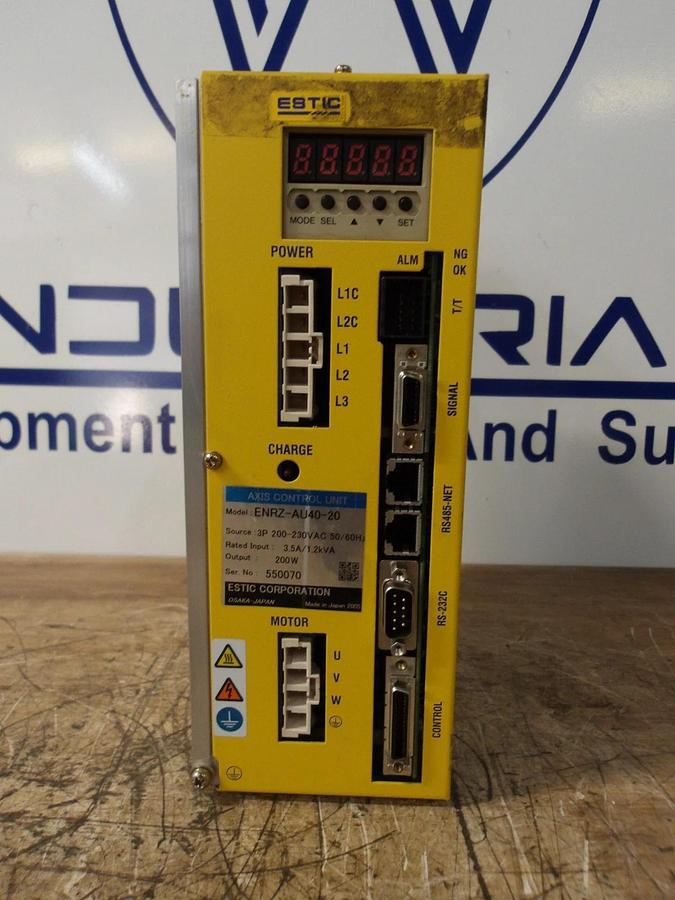 Used ESTIC ENRZ-AU40-20 AXIS CONTROL UNIT, #16143G USED