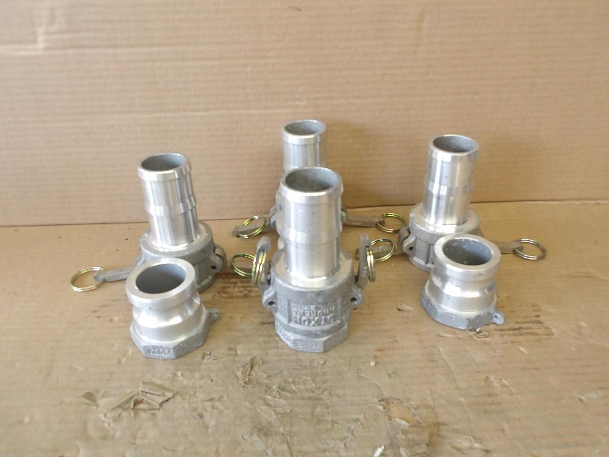 Used DIXON ANDREWS 2" HOSE COUPLER (LOT OF 4), #821208G NEW
