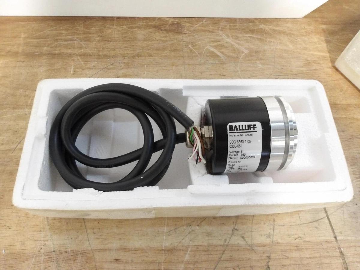 BALLUFF BDG6360-1-05-0360-6511 INCREMENTAL ENCODER, #421122G NIB