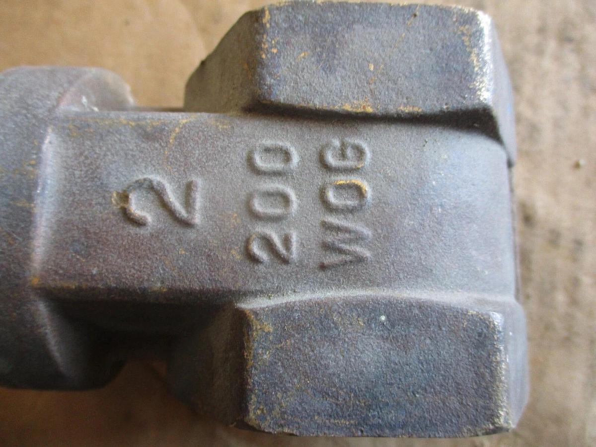 Used FORTUNE 2" BRASS GATE VALVE, #917356J NEW