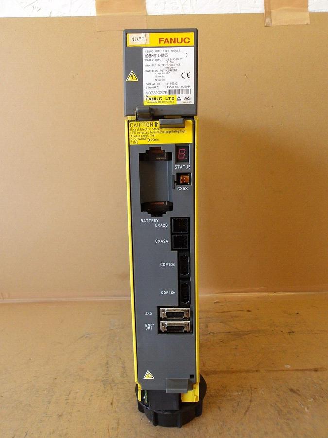Used FANUC A06B-6114-H105 SERVO AMPLIFIER MODULE, #6251050G USED