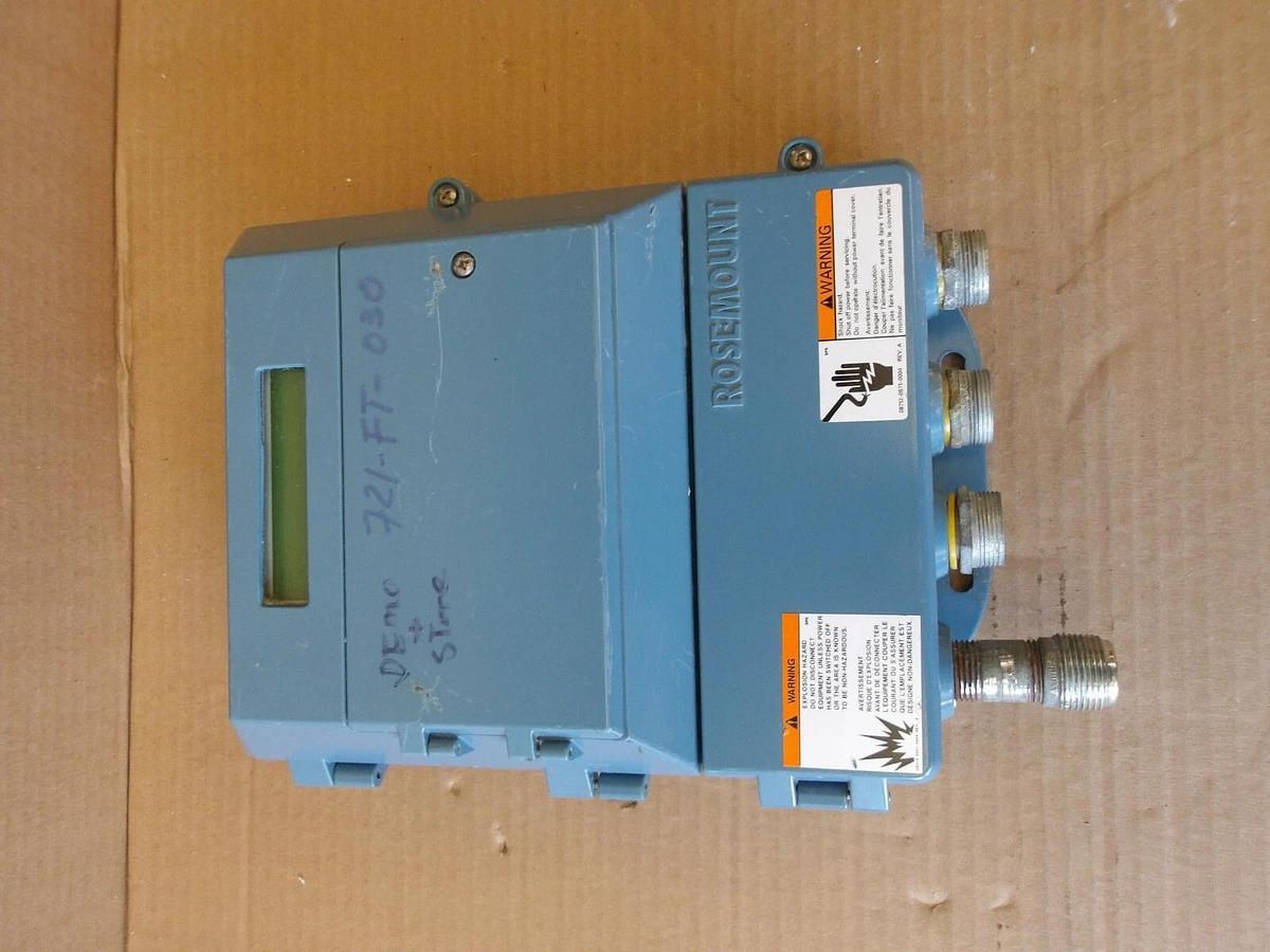 Used ROSEMOUNT 8712 TRANSMITTER, #627141G USED
