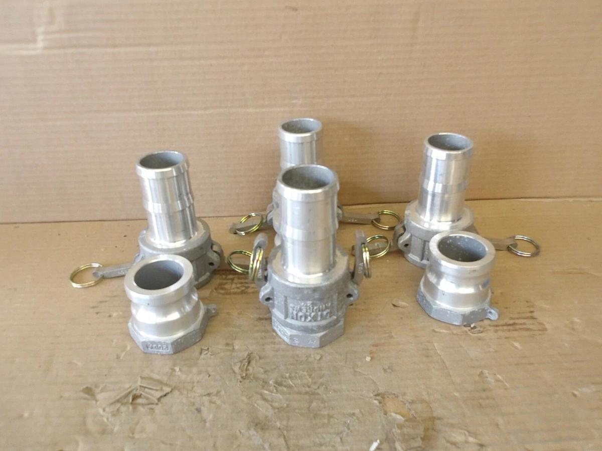 Used DIXON ANDREWS 2" HOSE COUPLER (LOT OF 4), #821208G NEW
