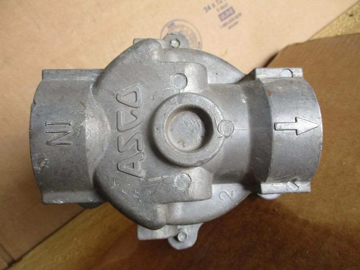 Used ASCO 1-1/4" ALUMINUM VALVE, #4181104J NEW