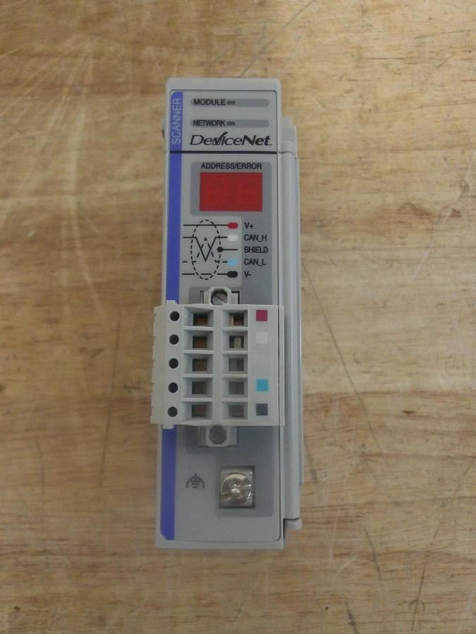 Used ALLEN BRADLEY COMPACT LOGIX 1769-SDN DEVICENET SCANNER, #424249G NEW