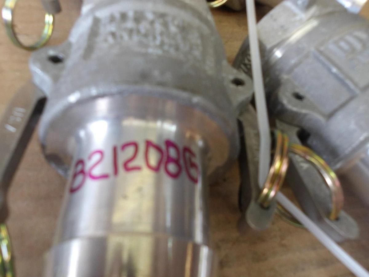 Used DIXON ANDREWS 2" HOSE COUPLER (LOT OF 4), #821208G NEW