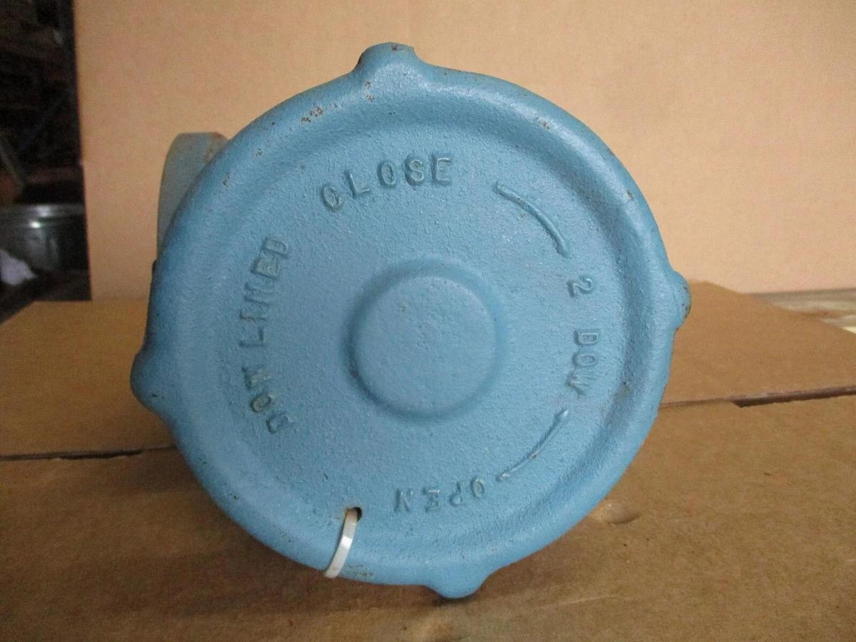 Used DOW 2" LINED STEEL DIAPHRAGM VALVE, #49137J NEW