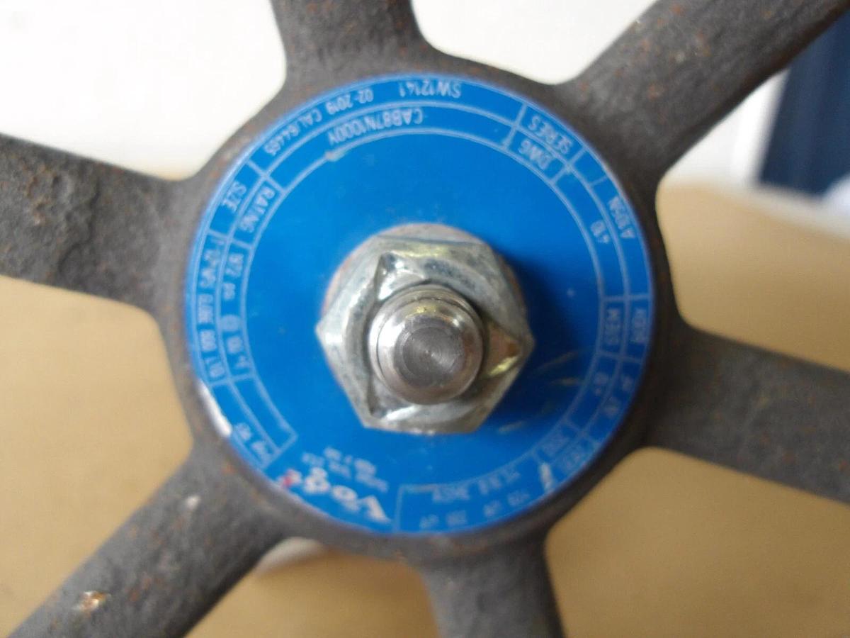 Used VOGT 1-1/2" FORGED STEEL GLOBE VALVE SW12111 #619945G NEW