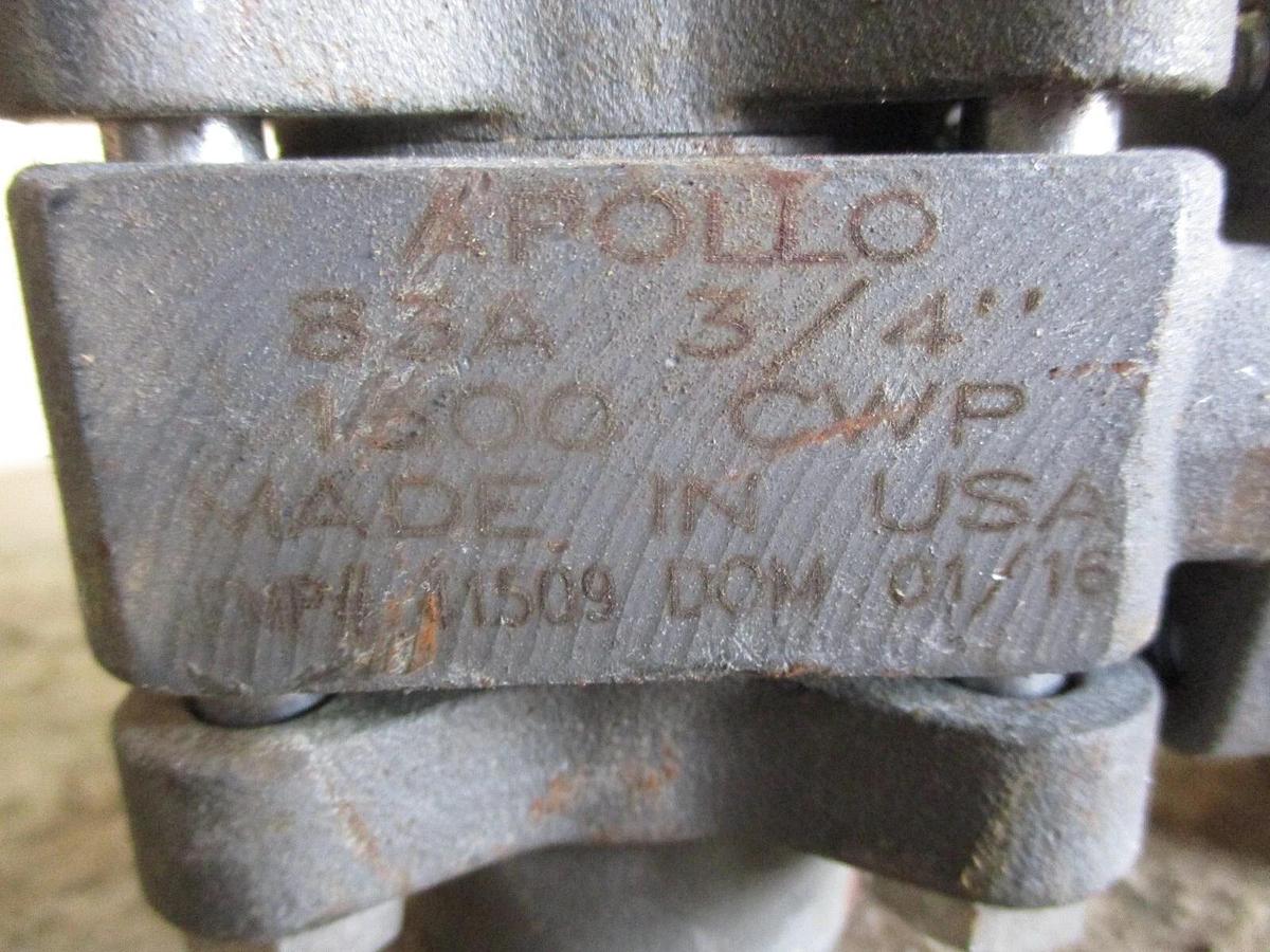 Used APOLLO 3/4" STEEL BALL VALVE (THREADED) #78321J NEW