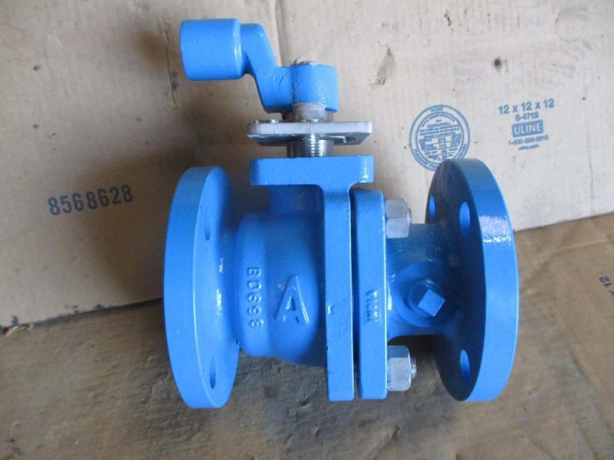 Used AMERICAN 2" IRON BALL VALVE 3700 (NO HANDLE) #73903J NEW